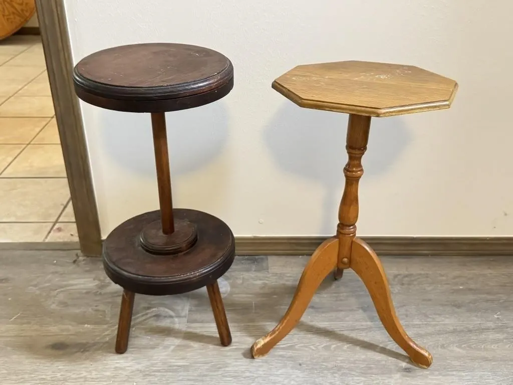 Wood Accent Tables/Plant Stands