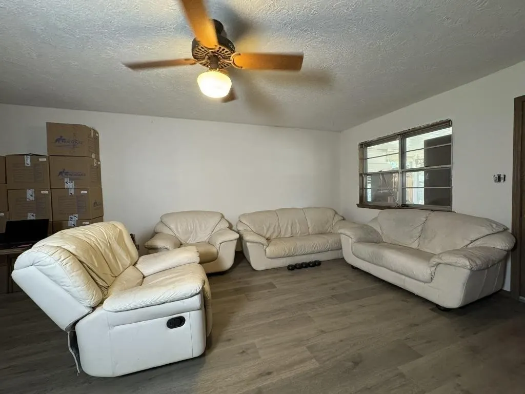 White Leather Sofa, Loveseat, Chair & Recliner