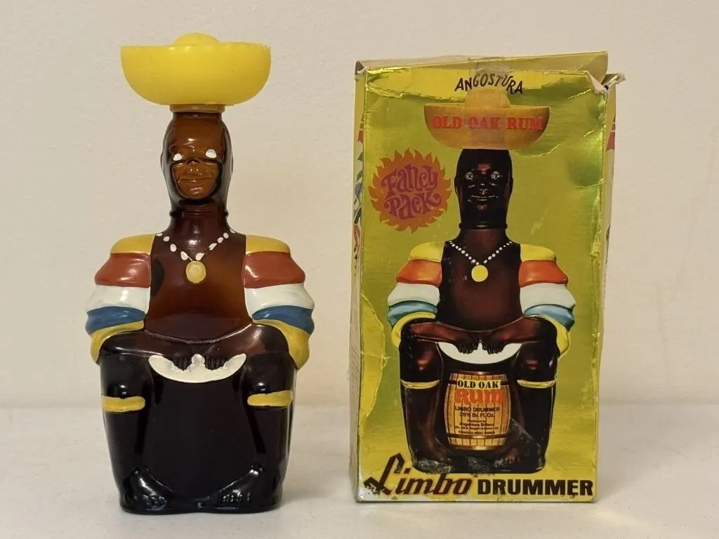 Limbo Drummer Glass Decanter