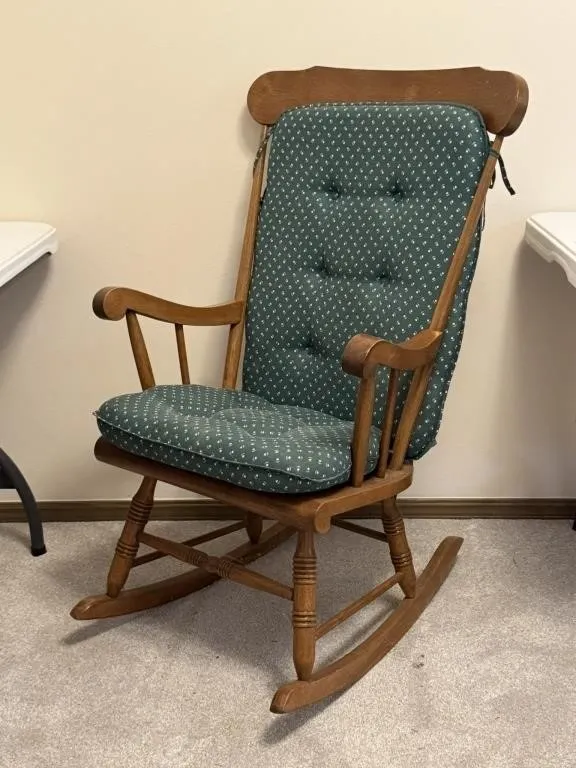 Vintage Wood Rocking Chair