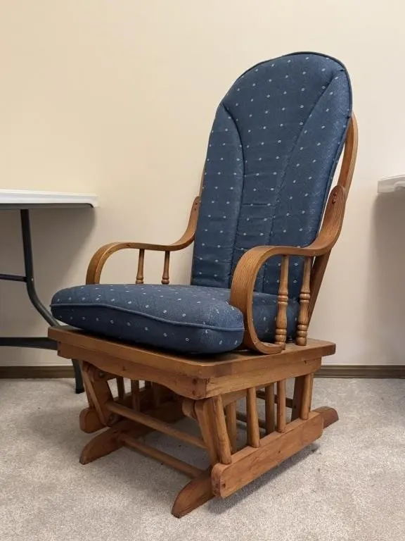 Vintage Wood Glider