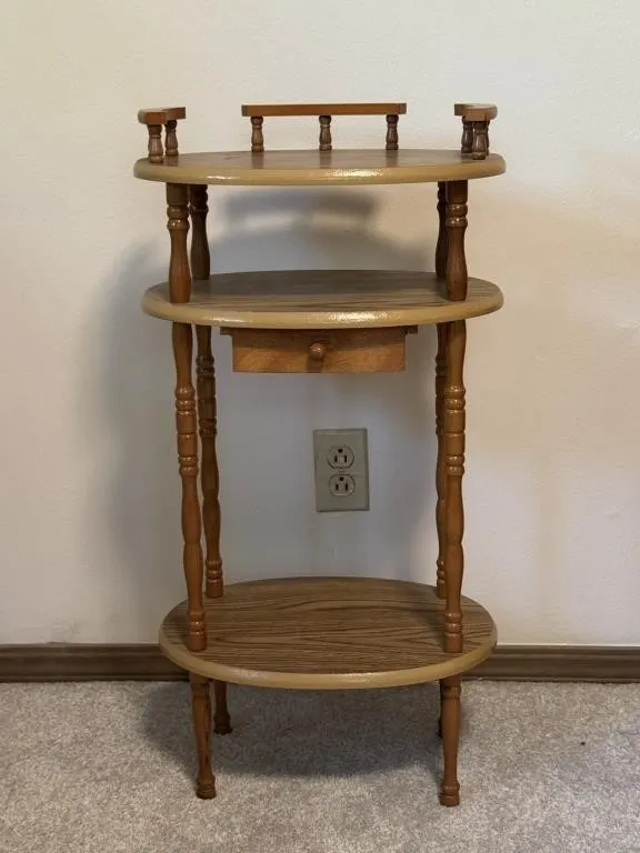 Wood Side Table