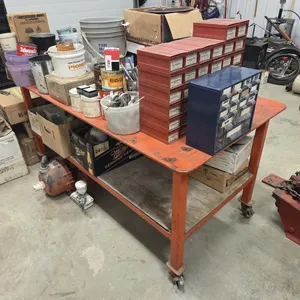 Shop Hardware Assortment & Work Table
 UNRESERVED