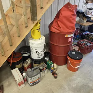 Assorted Lubricants, Fluids & Fuel Containers
 UNRESERVED