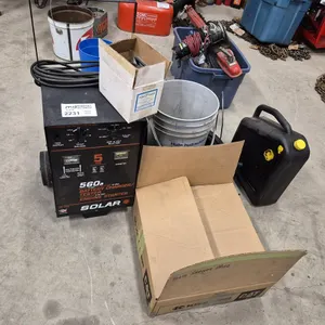 Solar 560 Battery Charger & Shop Assortment
 UNRESERVED
