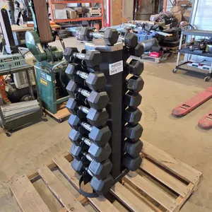 Iron Grip Hex Dumbbell Set w/ Rack
 UNRESERVED