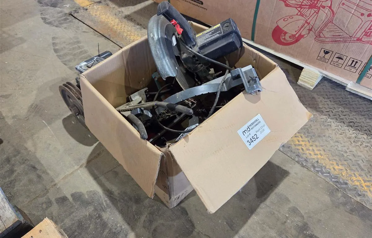 Various Shop Tools & Electric Motor
UNRESERVED