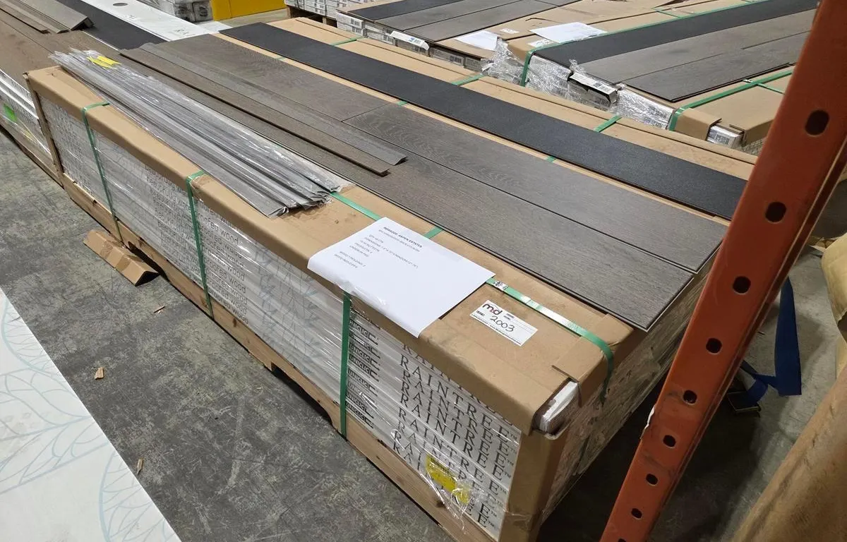 (50) Cartons of Raintree Backcountry SPC Flooring & Trim Lot
UNRESERVED