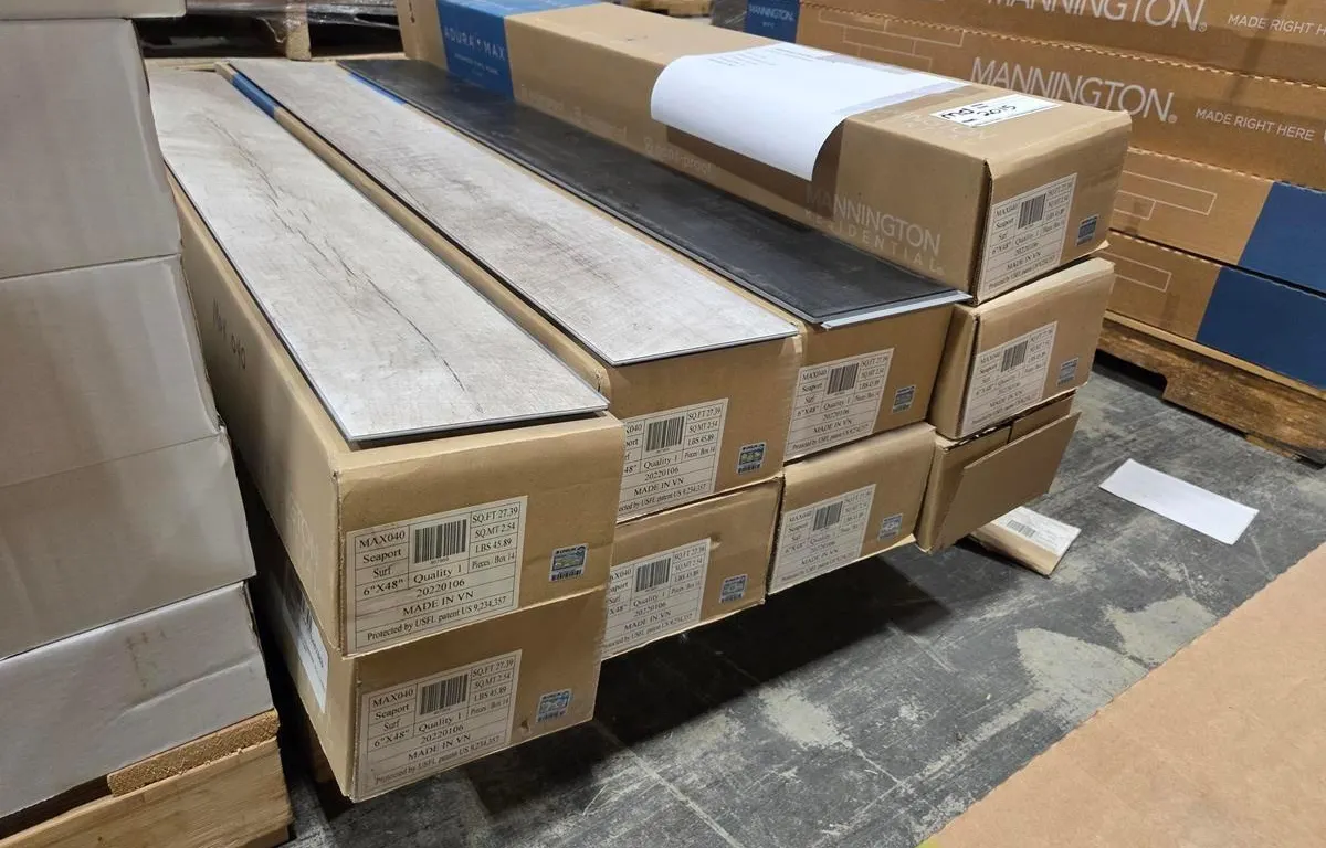 (9) Cartons of Mannington Adura Max Seaport Surf Vinyl
UNRESERVED