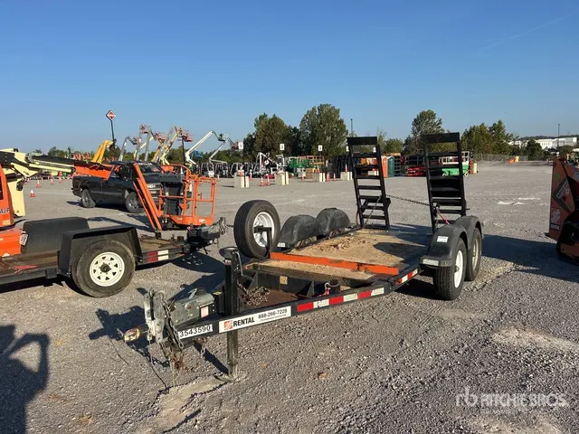2022 MMDI 10 ft T/A Equipment Trailer