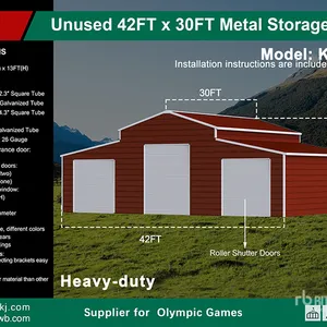 2026 KJ K4230G 42 Ft x 30 Ft Metal Shed (Unused)