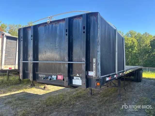 2013 Direct Trailer T/A 45 ft T/A Flatbed Trailer