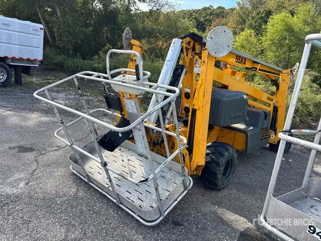 2018 Haulotte 55XA 4WD Gasoline & Electric Powered Articulating Boom Lift (Inoperable)