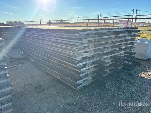 Quantity of (10) 7 ft x 12 ft 10 in x 3 in Wood Mats