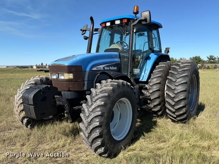 2002 New Holland TM130 MFWD tractor