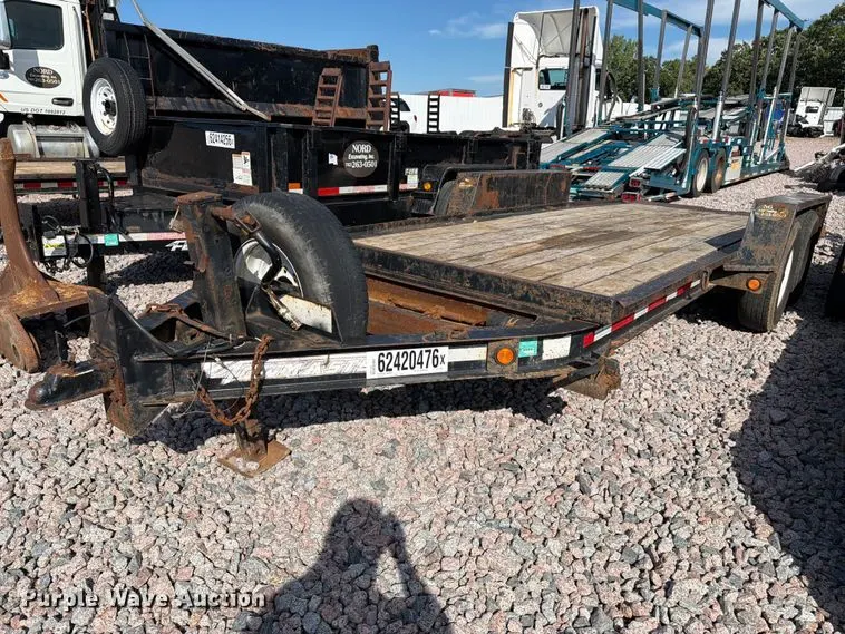 2016 Townmaster T-12DT tilt deck utility trailer