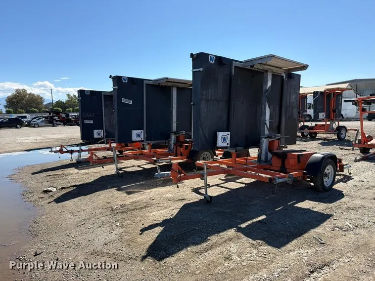 (3) 2020 Wanco WTLMB message board trailers