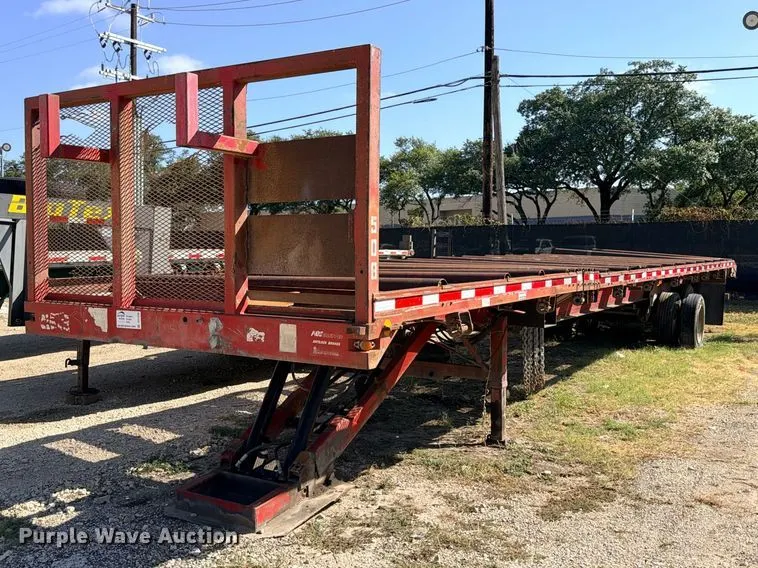 1998 J.D.H. Trussmaster tilt-deck truss trailer