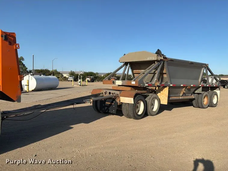 2014 Precisons bottom dump pup trailer