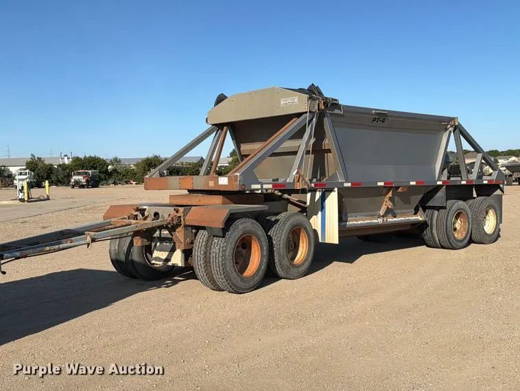 2014 Precisons bottom dump pup trailer