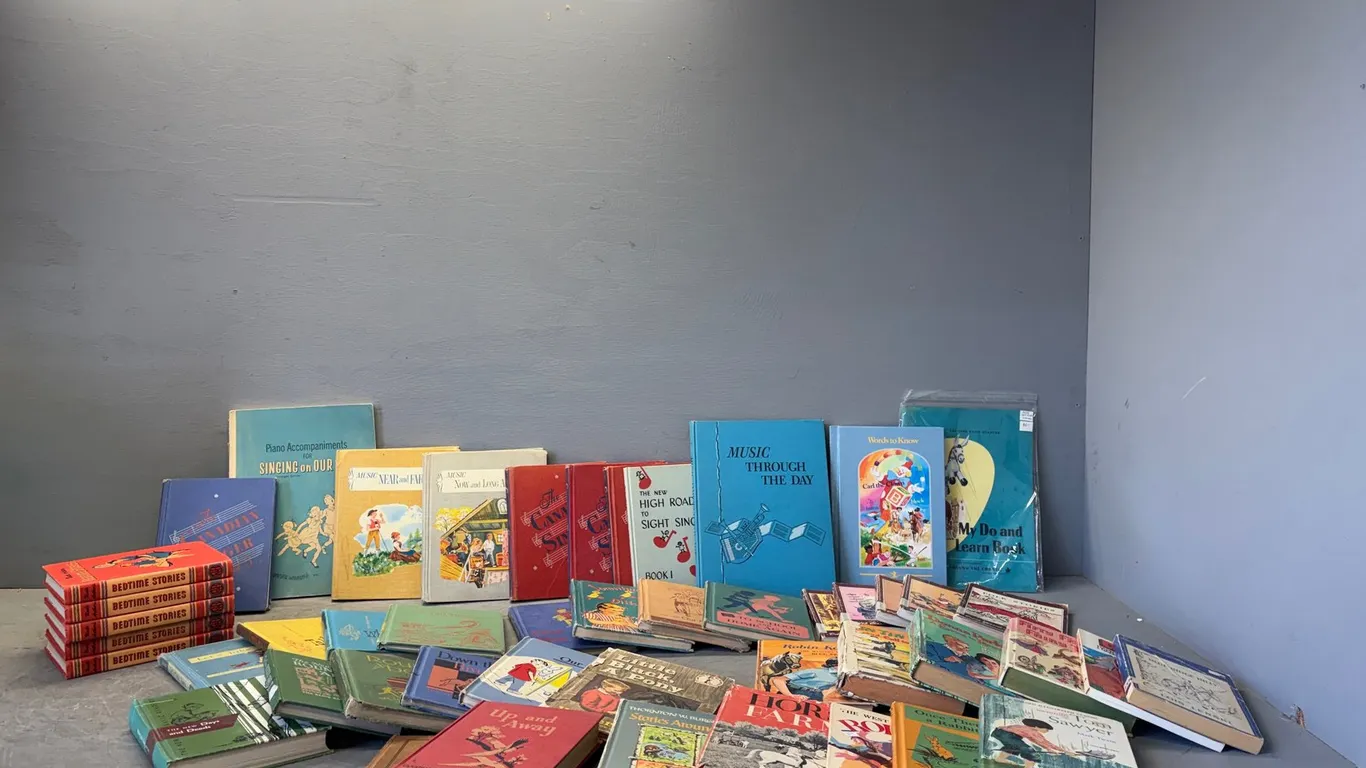 (48) Assorted Vintage Music and Children's Books