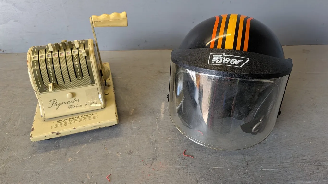 Paymaster Ribbon Writer and Seer Helmet