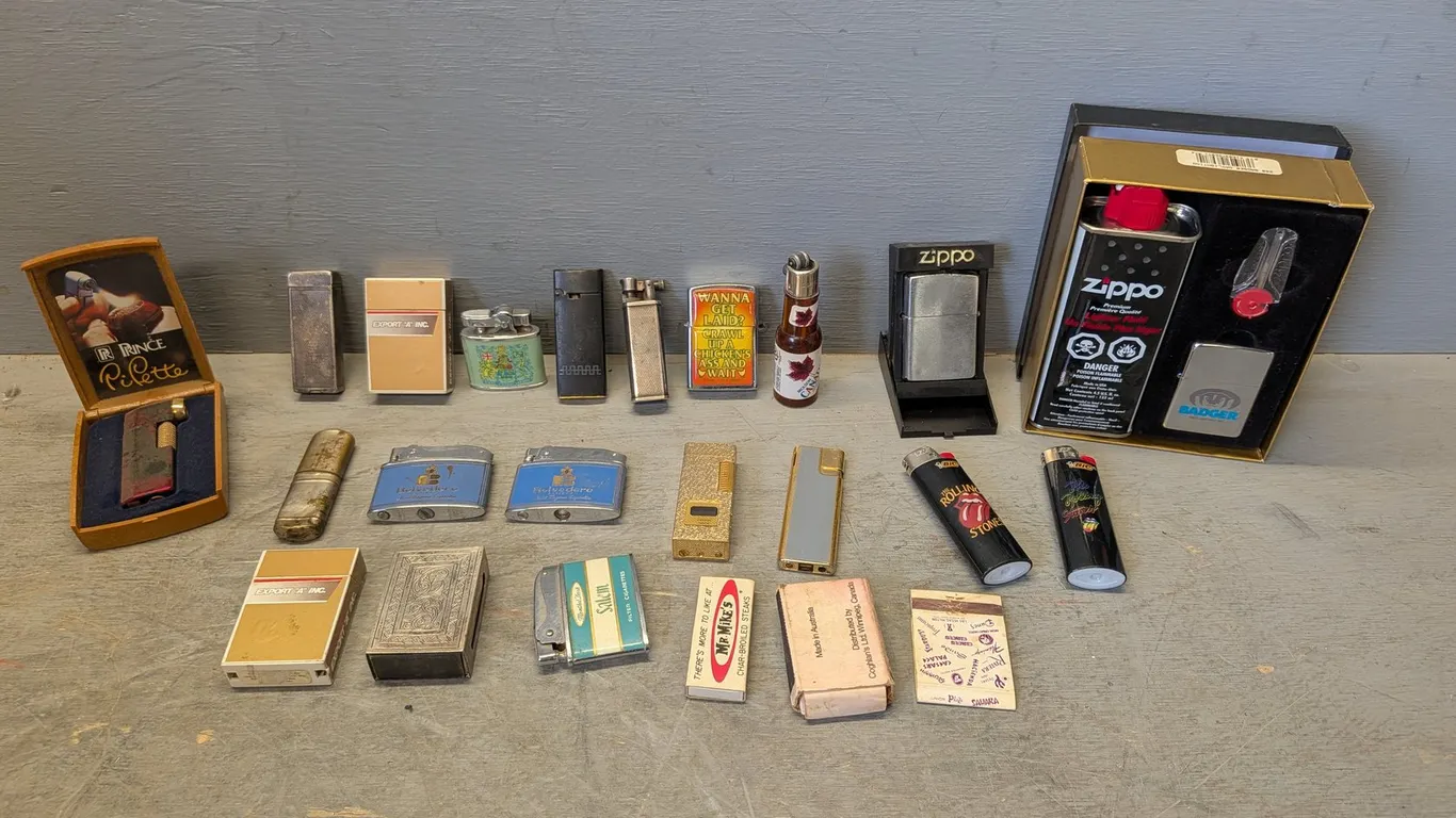 (23) Assorted Lighters and Matches