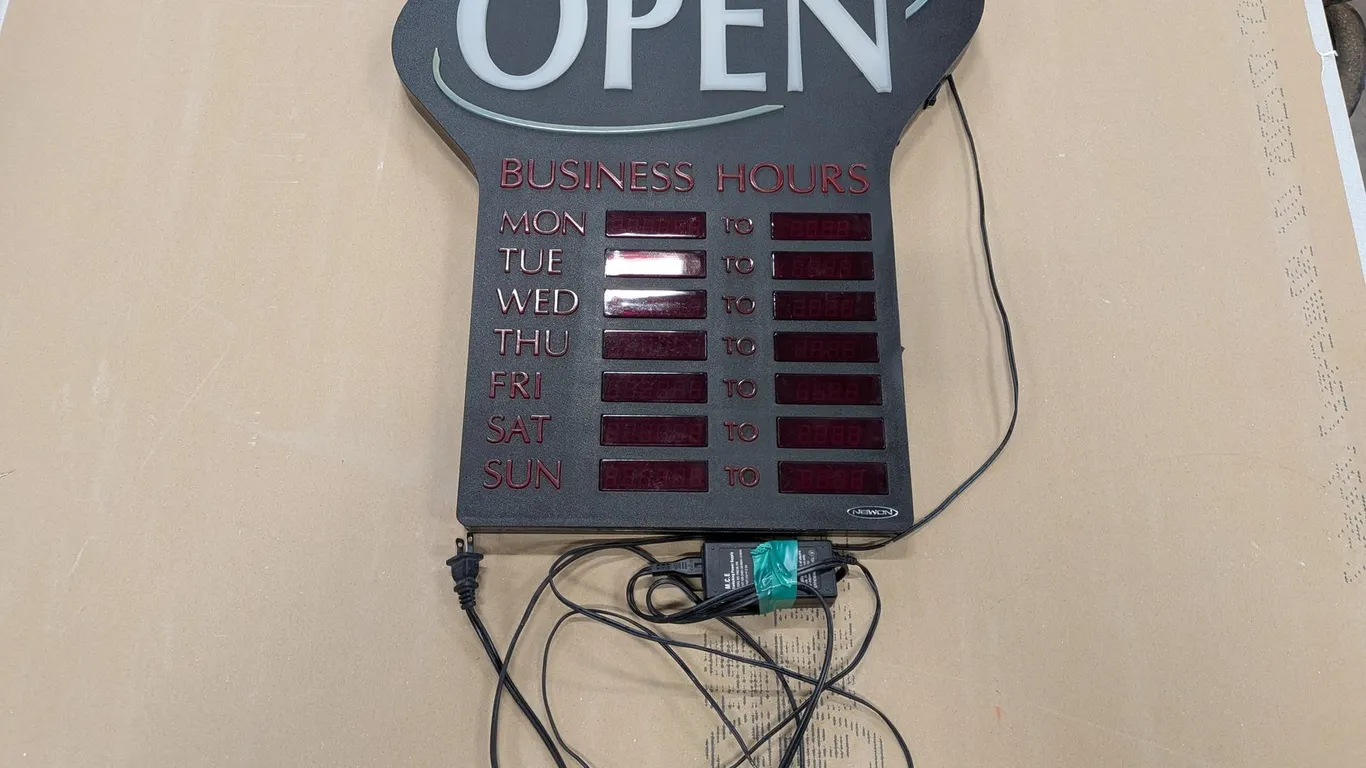 Open Sign