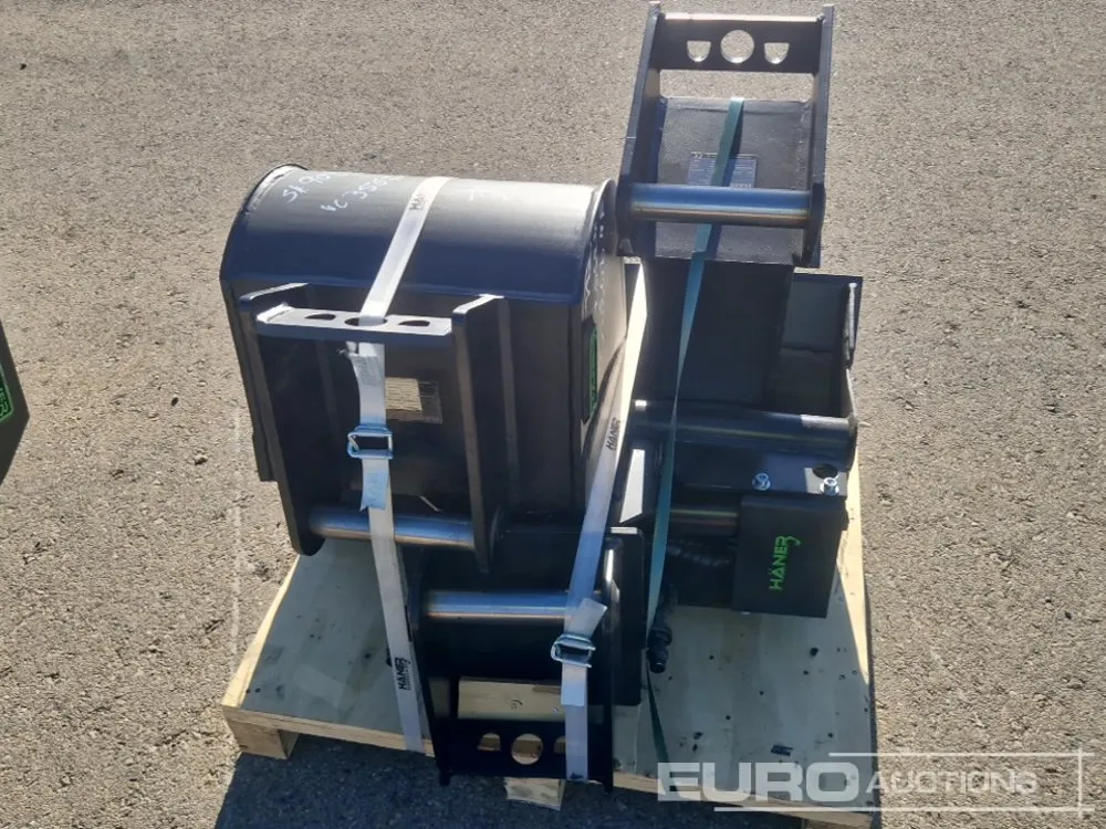Unused Haner Set of HTL120-MS01A Bucket (S/N 26001331), HHG180-MS01A Bucket (S/N 26001330), HTL140-MS01A Bucket (S/N 26001332)