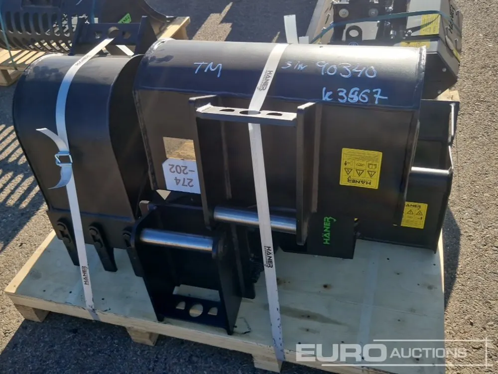Unused Haner Set of HTL130-MS01A Bucket (S/N 26001343), HTL160-MS01A Bucket (S/N 26001344), HHG1120-MS01A Bucket (S/N 26001342)