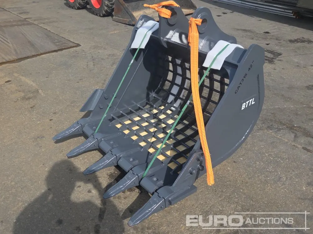 Unused BTTL 43" Skeleton Bucket to suit CAT 315