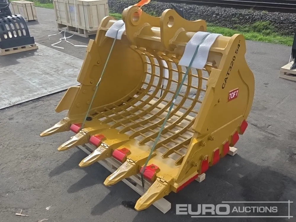 Unused Toft 54" Skeleton Bucket to suit CAT 320