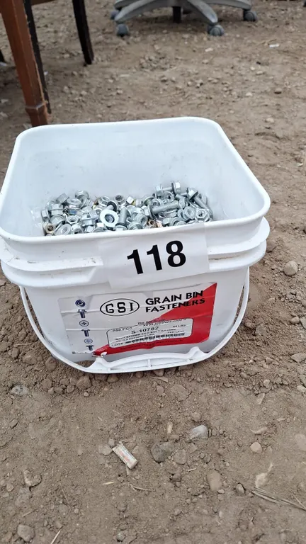 Bucket of nuts and bolts
