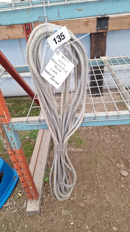 88Ft Used Kernmantle rope
