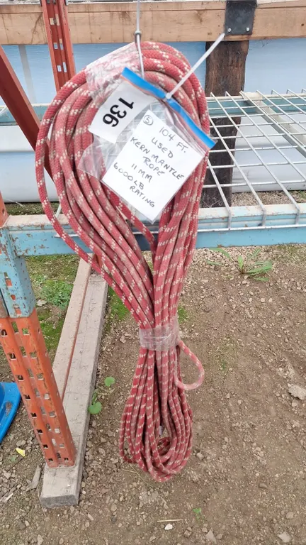 104Ft Used Kernmantle rope
