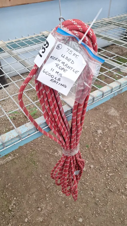75Ft Used Kernmantle rope