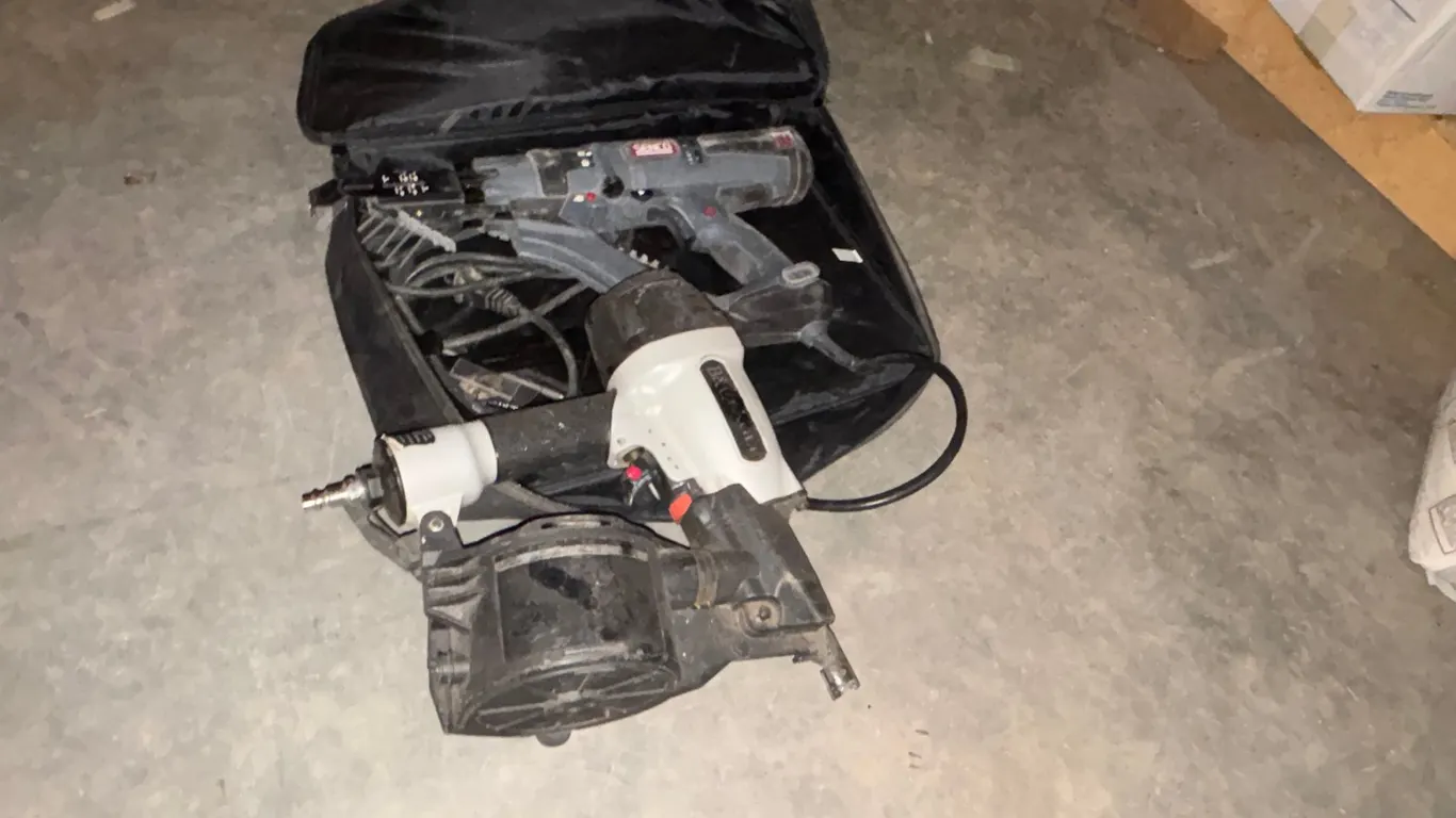 B&C Eagle Coil Nailer and Senco Screw Gun