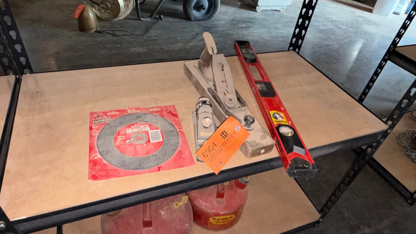 Level and (2) Hand Planers