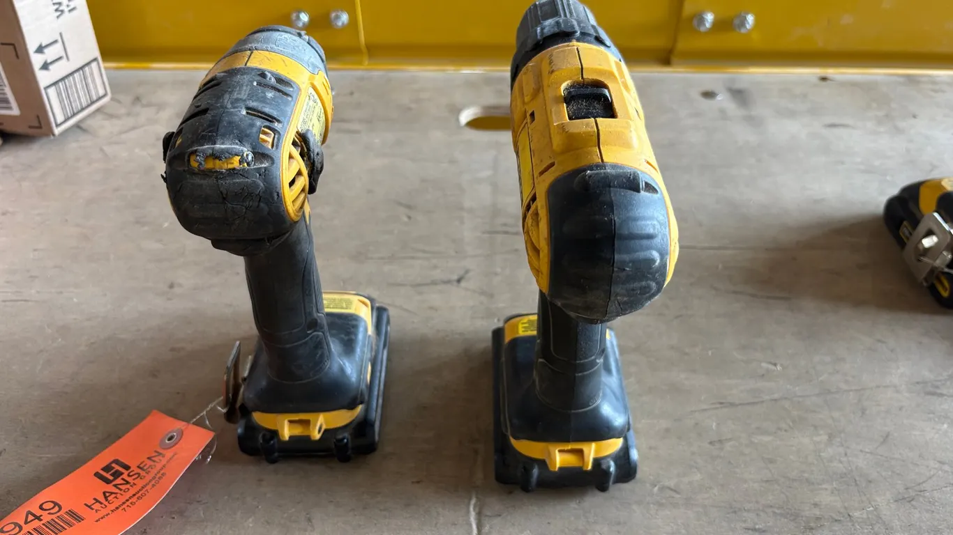 (2) DeWalt Cordless Tools