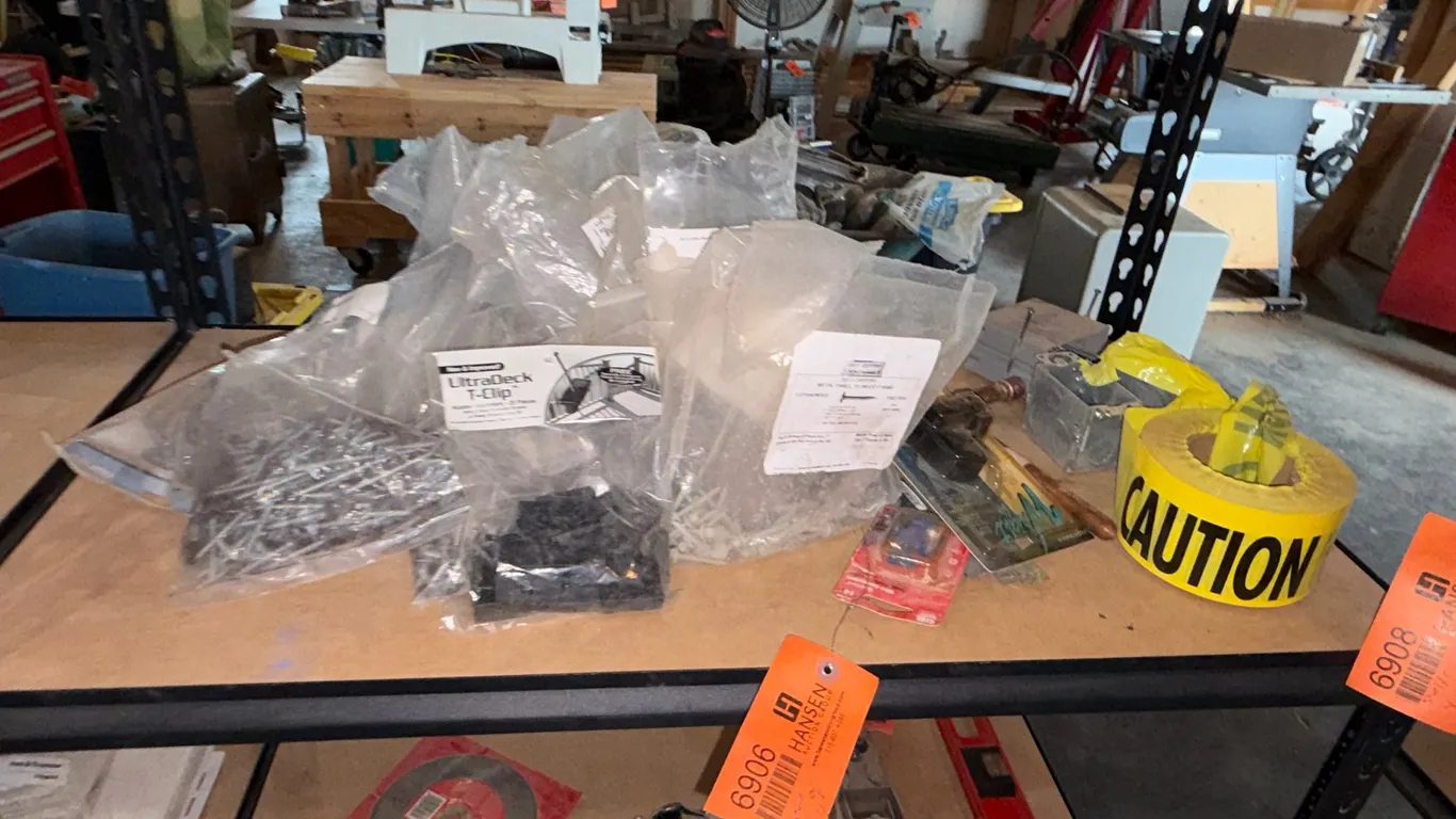 Assortment of Small Hardware