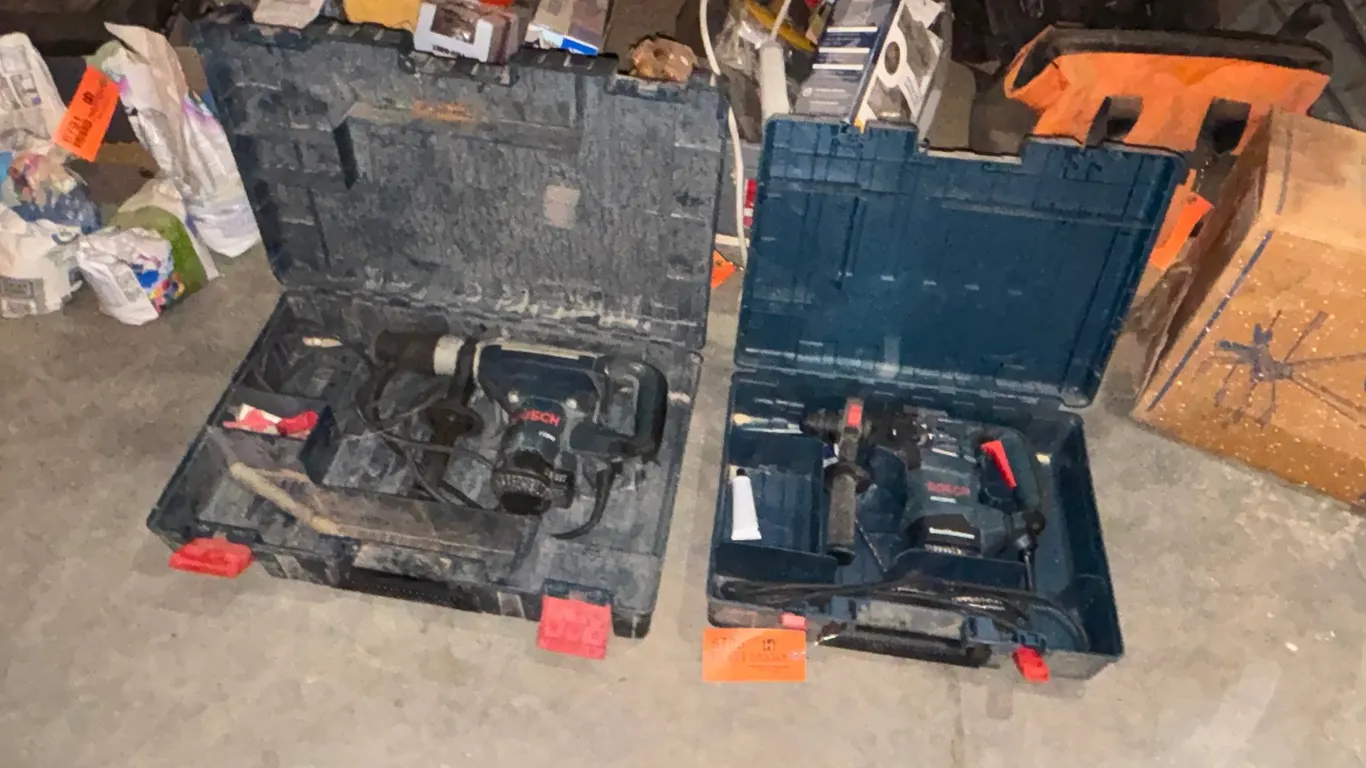 (2) Corded Bosch Hammer Drills
