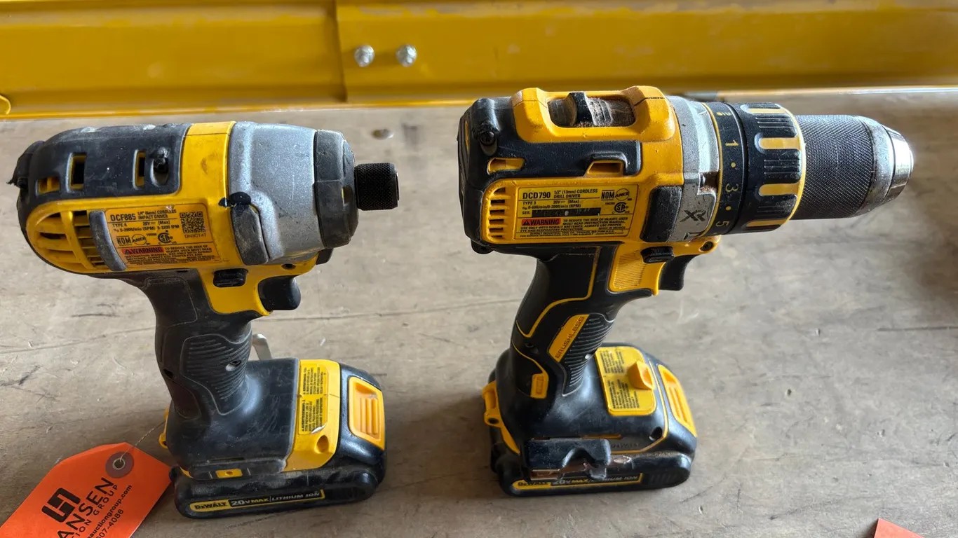 (2) DeWalt Cordless Tools