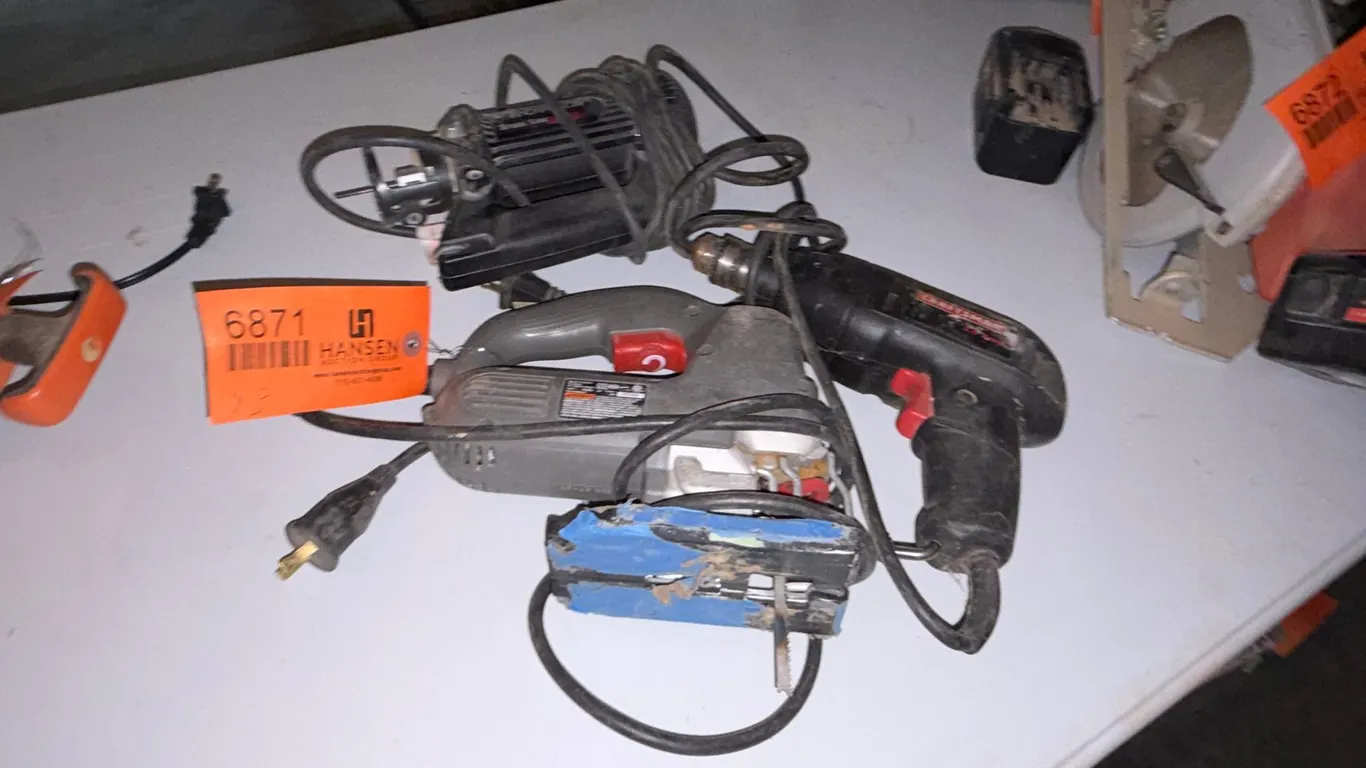 (3) Corded Tools
