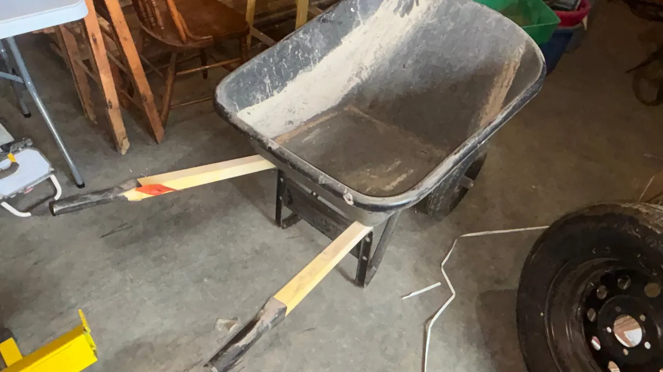 Truper Wheelbarrow and KGro Fertilizer Spreader