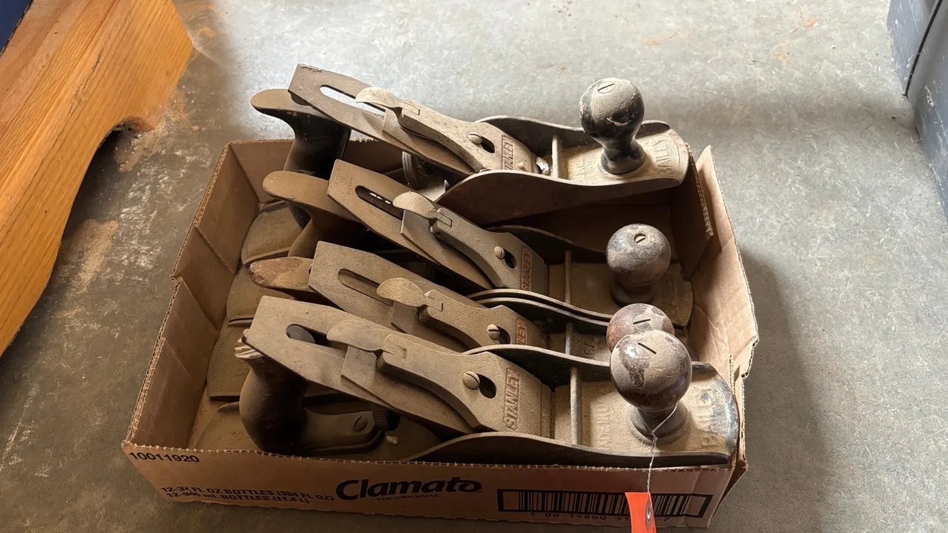 (4) 14" Stanley Hand Planers