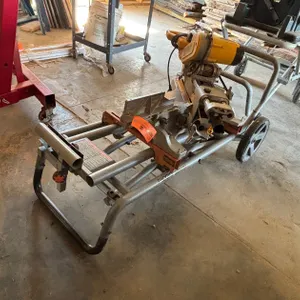Dewalt Miter Saw on Portable Stand