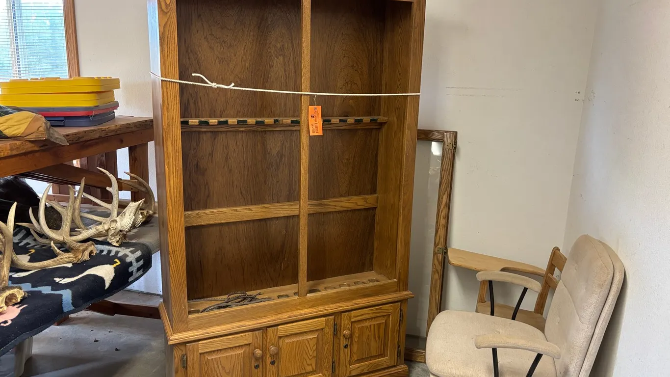 Wooden Gun Cabinet