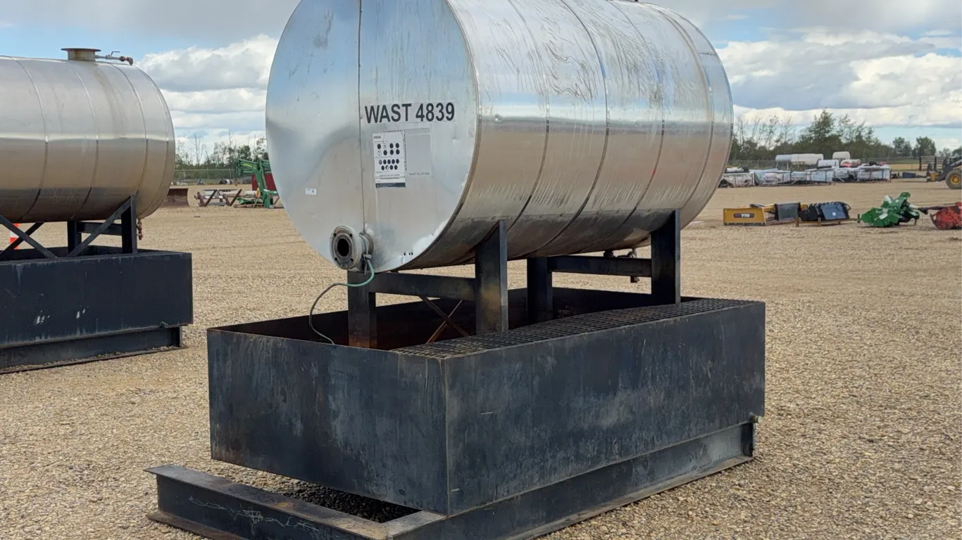 500 Gallon Stainless Steel Chem Tank