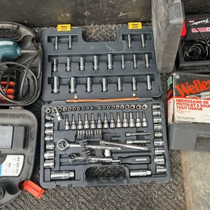 Tool Lot: Mouse Sander, Socket Set, Weller Soldering Kit