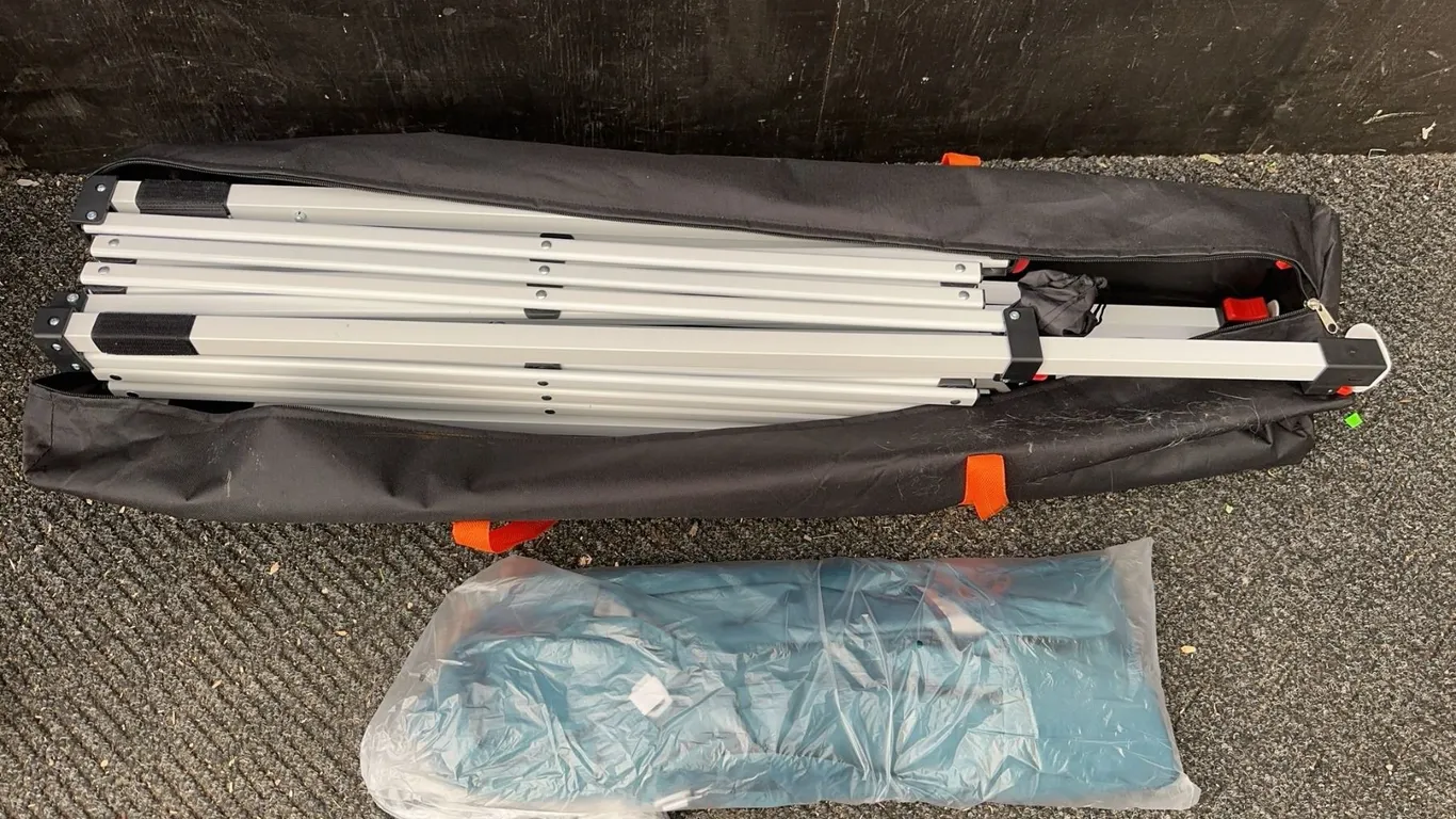 8x8 Pop-Up Canopy Tent with Carry Bag and Accessories
